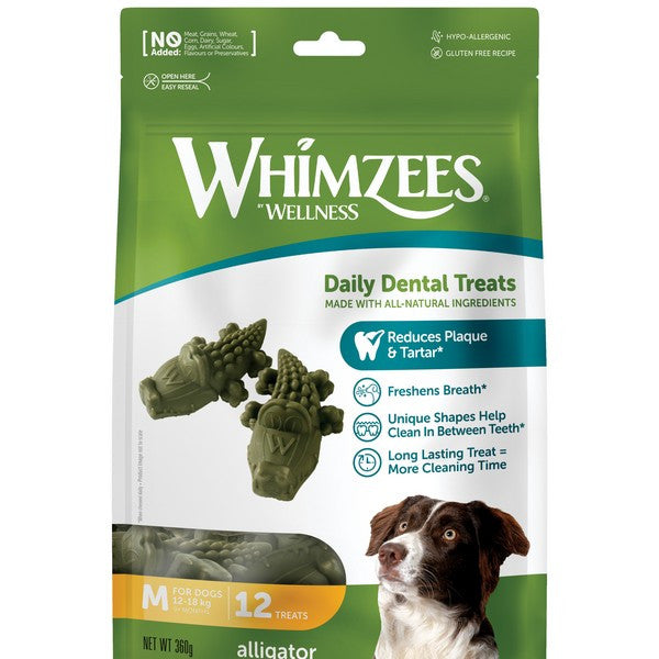 Whimzees Alligator Pre Pack Medium