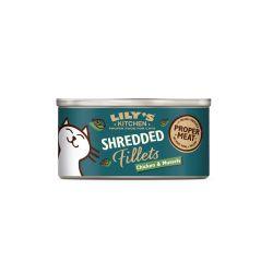 Lily's Kitchen Cat Shredded Fillets Chicken&Mussel 24x70g