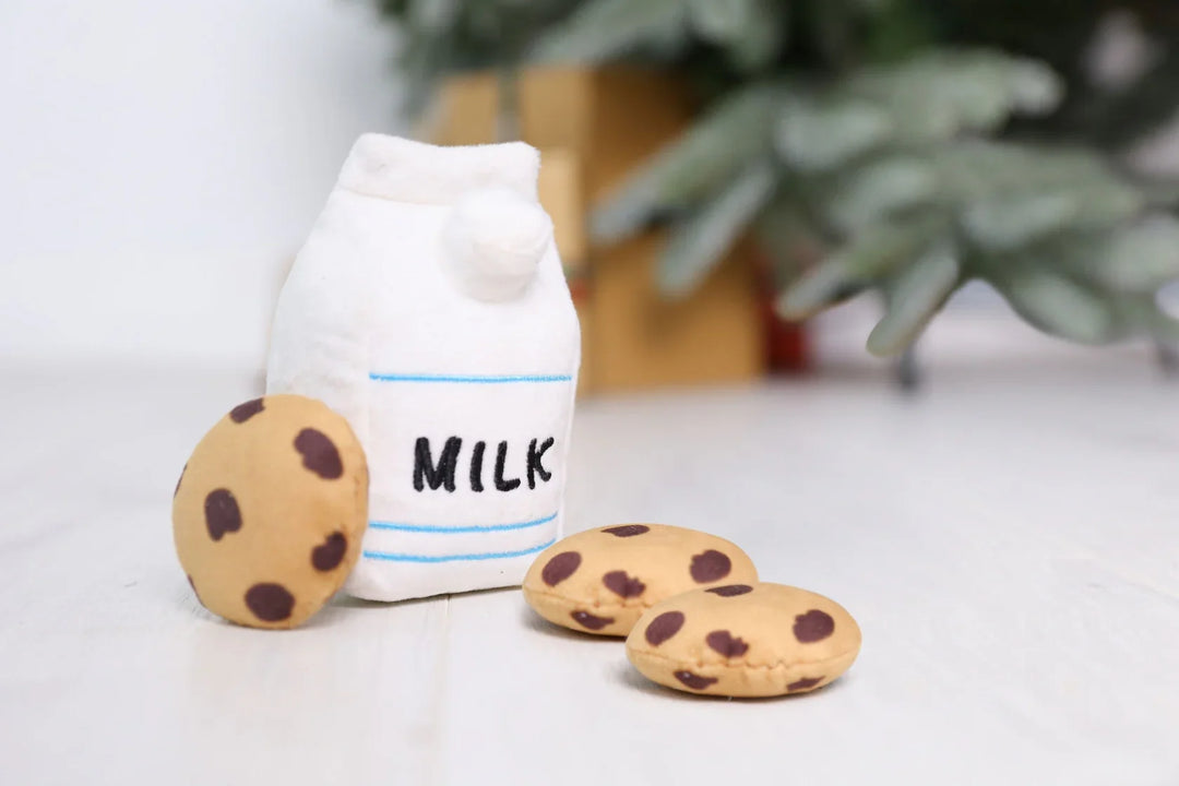 Milk and Cookies Catnip Gift Set for Cats