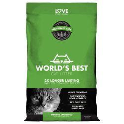 Worlds Best Cat Litter 14lb Original Unscented (6.35kg) 14lb
