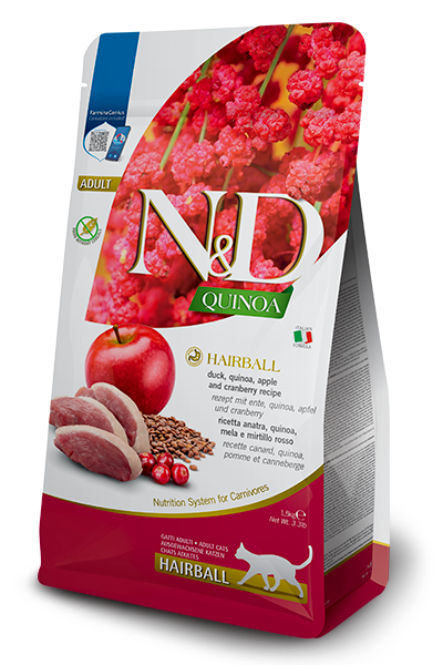 N&D Quinoa Cat Hairball 1.5kg