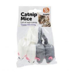 Ruff 'N' Tumble Catnip Mice 4 Piece 5cm