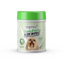 Espree Tear Stain Aloe Wipes 60's