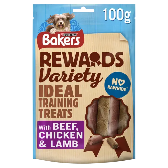 Bakers Rewards Variety Training Treats 8x100g