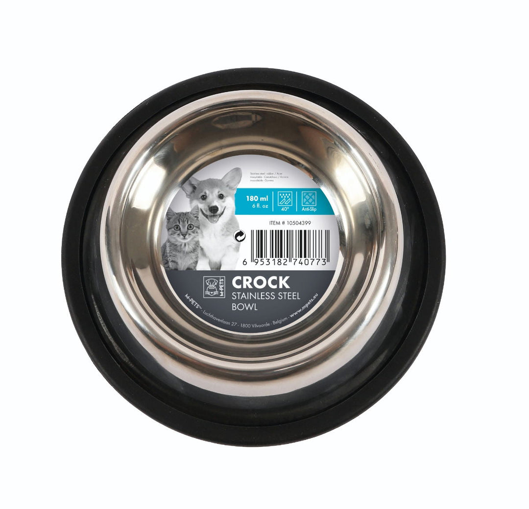 M-PETS Crock Stainless Steel Bowl