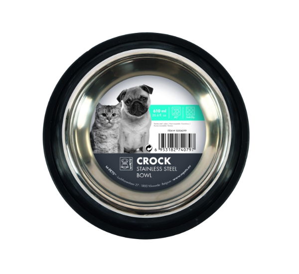 M-PETS Crock Stainless Steel Bowl