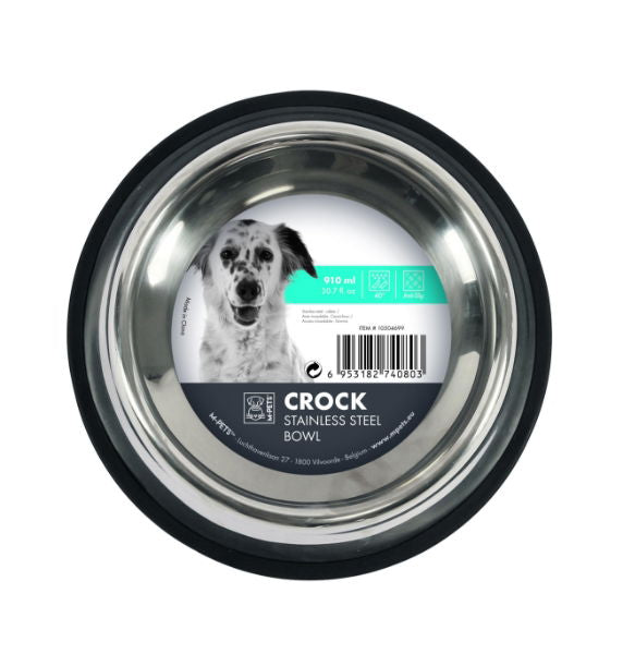 M-PETS Crock Stainless Steel Bowl