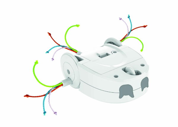 M-PETS Vega Interactive Cat Toy - White