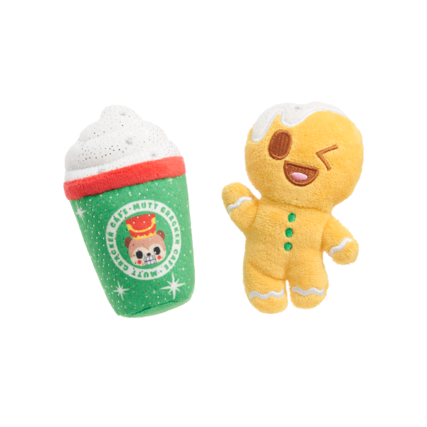 BARK Xmas Ginger Boy Brew Plush 2PK