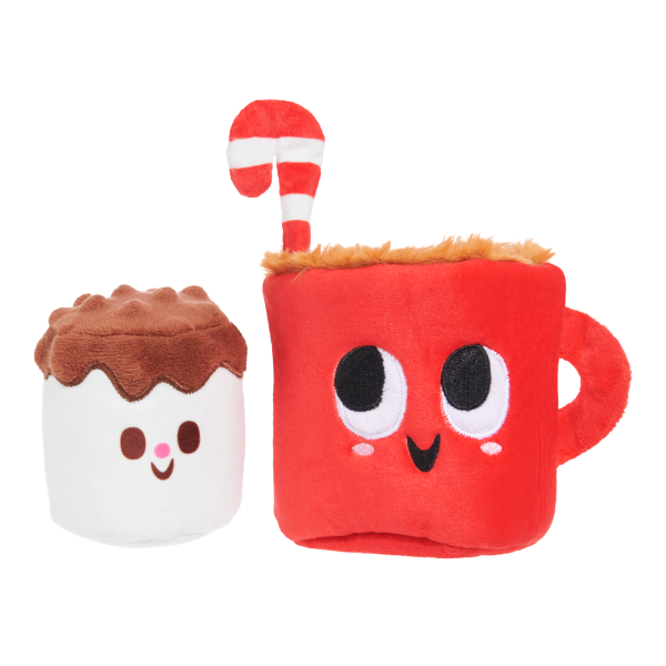 BARK Xmas Marshal &amp; Coco Plush 2PK