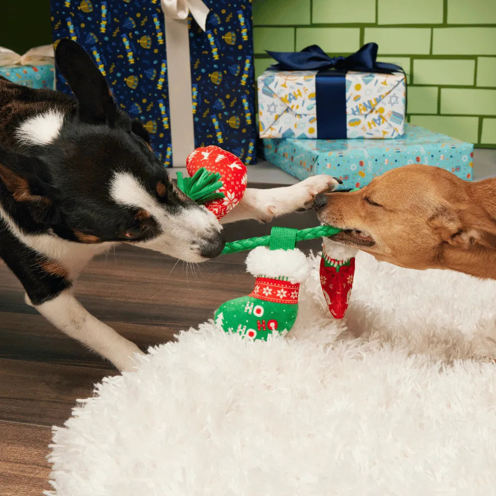 BARK Xmas Stocking Rope Tuggers
