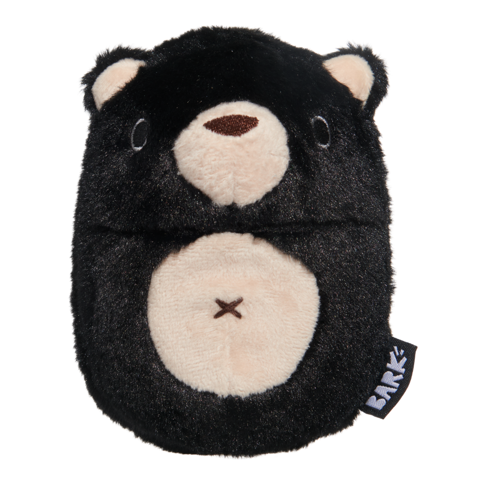 BARK Black Bear Bones Dog Toy