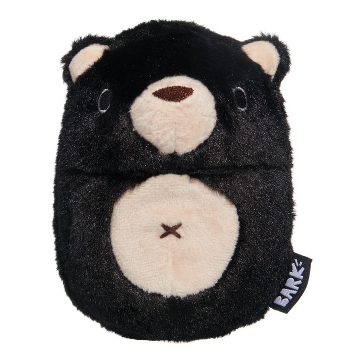 BARK Black Bear Bones Dog Toy