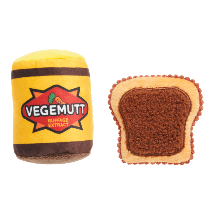 BARK Vegemutt Toast Dog Toy