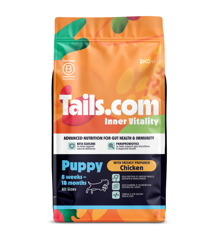 Tails Inner Vitality Puppy Chicken Dry Dog Food 2kg