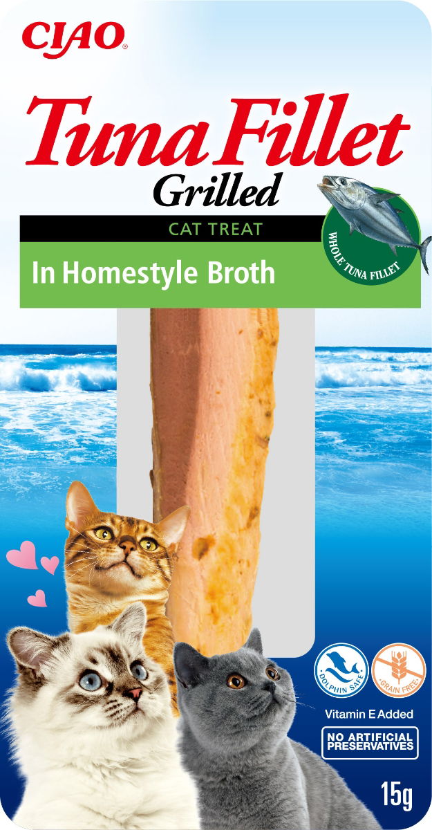 Churu Grilled Tuna in Homestyle Broth Cat Treat 15g