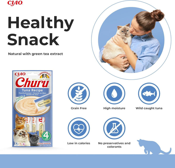 Churu Tuna Recipe Cat Treats 4x14g