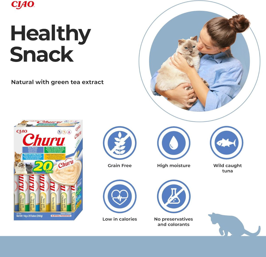 Churu Box Tuna Varieties Cat Treats 20x14g