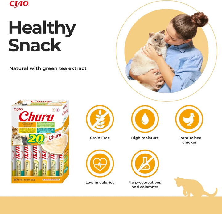 Churu Box Chicken Variety Cat Treats 20x14g