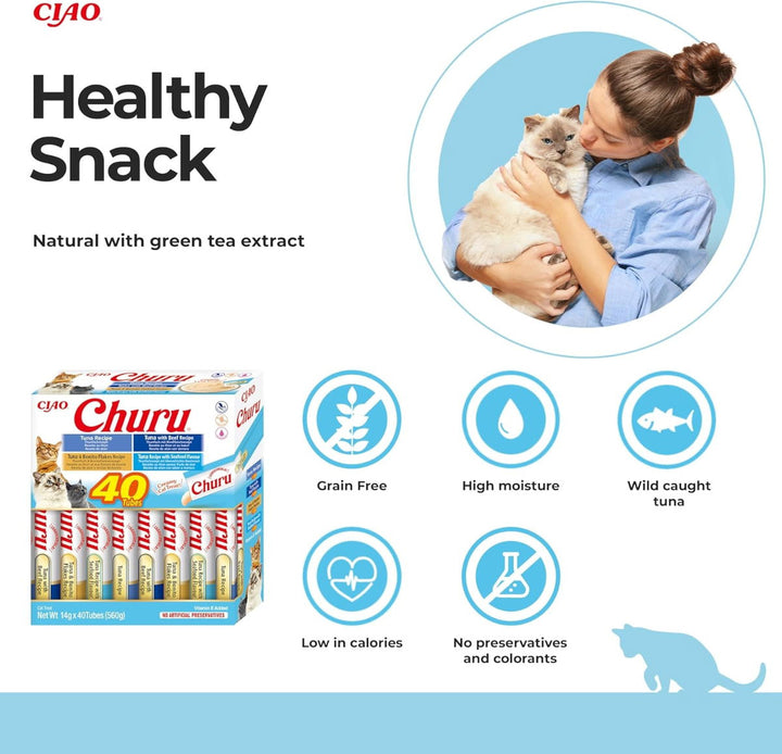 Churu Box Tuna Varieties Cat Treats 40x14g