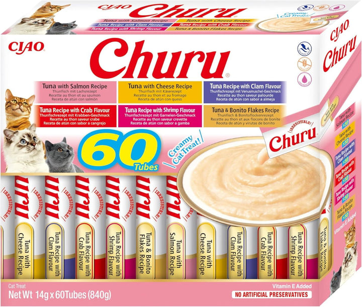 Churu Box Tuna Varieties Cat Treats 60x14g
