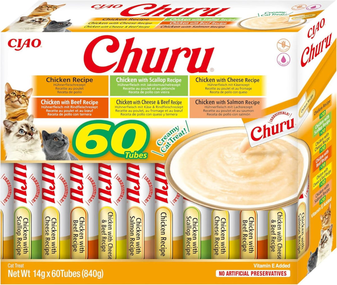 Churu Box Chicken Variety Cat Treats 60x14g