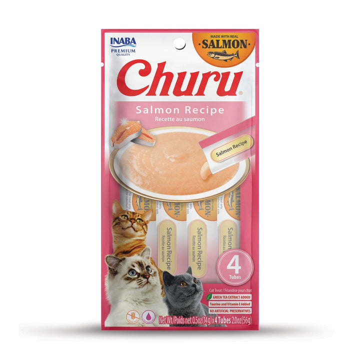 Churu Salmon Churu Salmon Recipe Cat Treats 4x14g