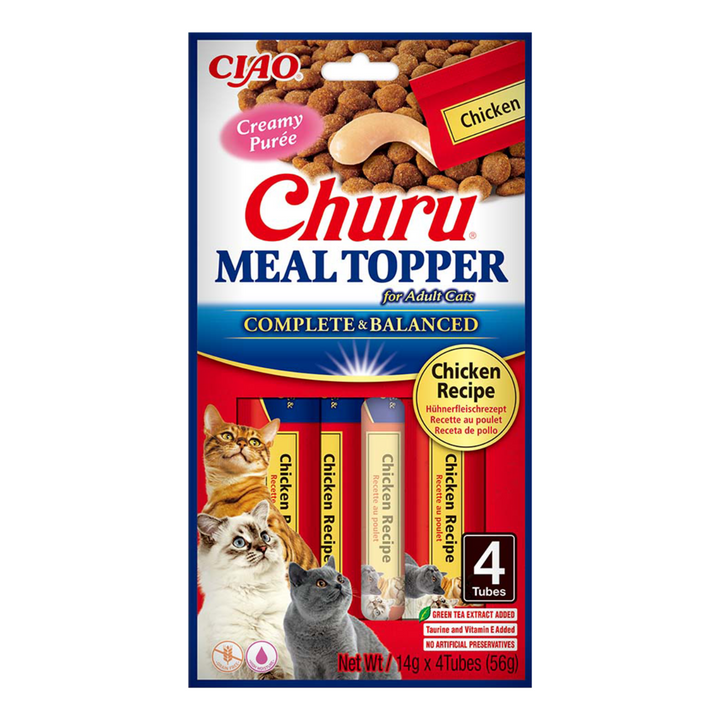 Churu Meal Topper Chicken Recipe 4x14g For Adult Cats