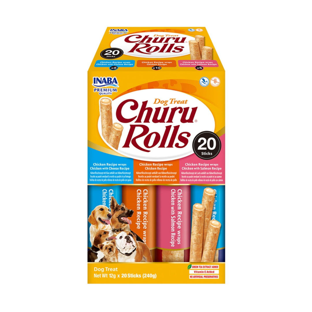 Churu Rolls Rolls Variety Dog Treats 20x12g
