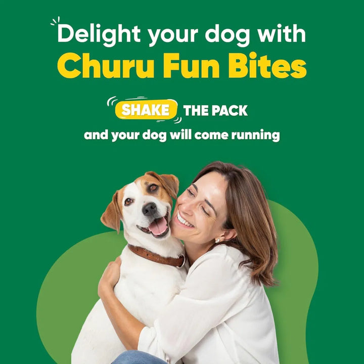 Churu Fun Bites Wraps Chicken with Sweet Potato Recipe Dog Treats 8x12g