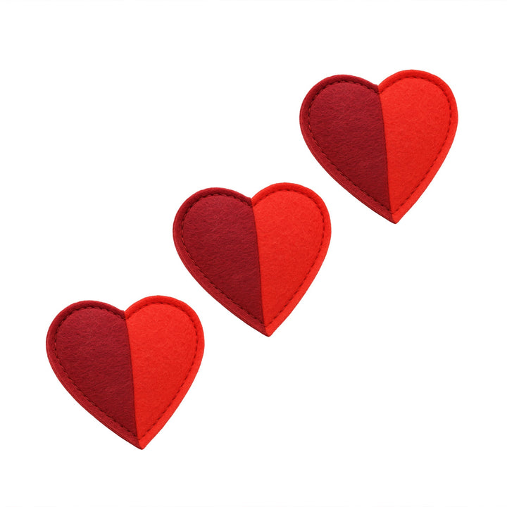 Cath Kidston Hearts &amp; Roses Felt Hearts 3 pk