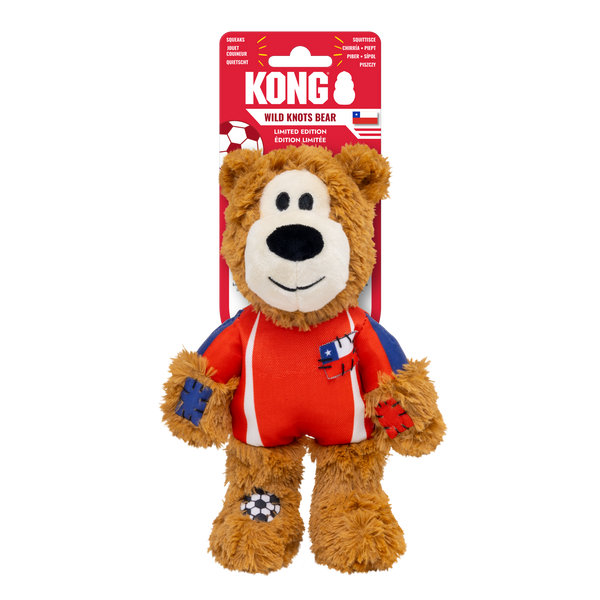 KONG Wild Knots Sports Medium Bear - Chile