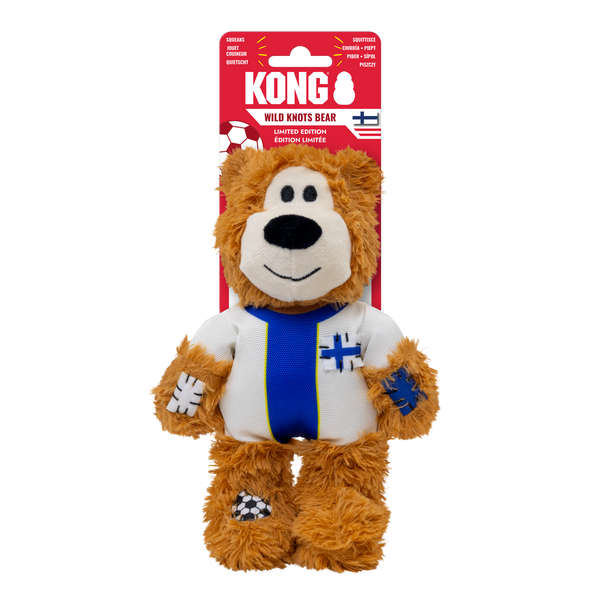 KONG Wild Knots Sports Medium Bear - Finland