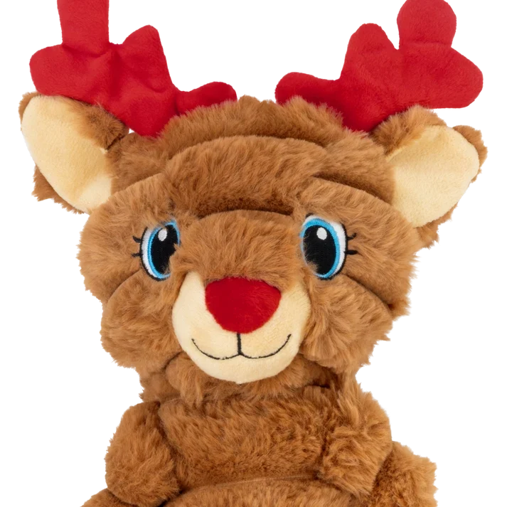 KONG Holiday 2026 Shakers Crumples Reindeer Red Extra Large