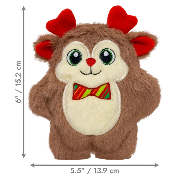 KONG Holiday 2026 Snuzzles Bow Tie Reindeer Small