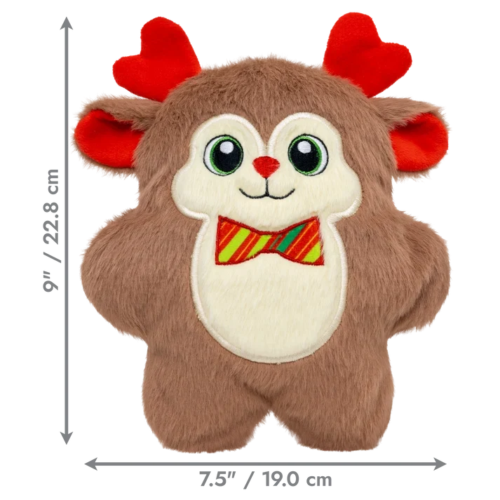 KONG Holiday 2026 Snuzzles Bow Tie Reindeer Medium