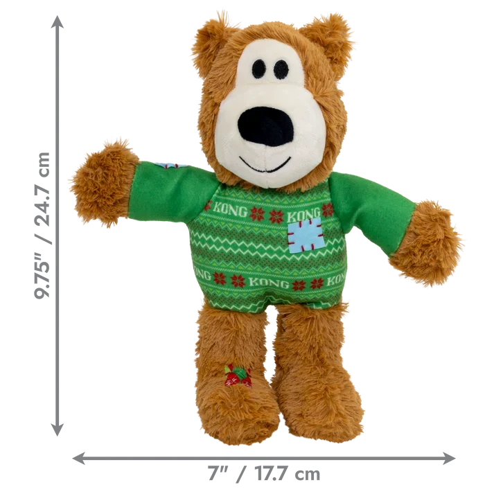 KONG Holiday 2026 Wild Knots Sweater Bear Green Medium/Large