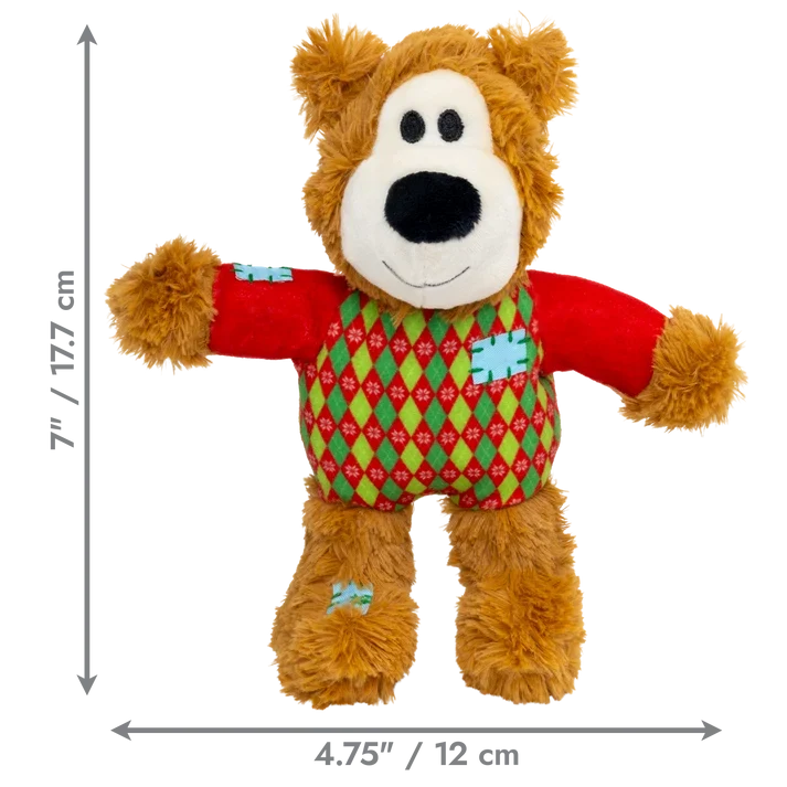 KONG Holiday 2026 Wild Knots Sweater Bear Red Small/Medium