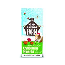 X Tiny Friends Farm Harry Hamster Christmas Hearts - 120G