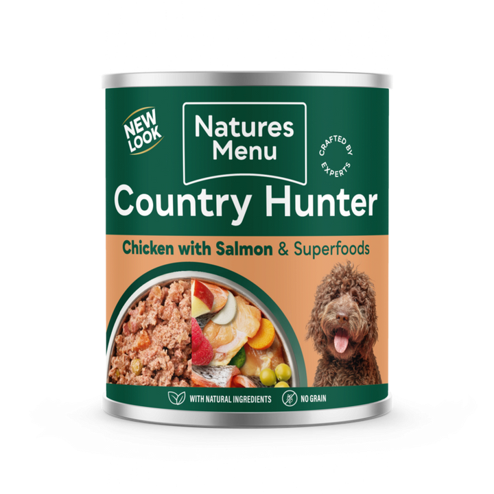 Natures Menu Country Hunter Salmon & Chicken with Superfoods 600g x 6