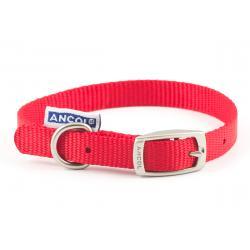 Ancol Nylon Dog Collar Red 20-26cm size 1