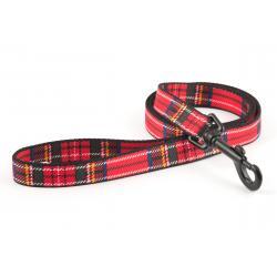 Ancol Lead Tartan Red 1.9x100cm