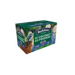 Bucktons Coconut Feeder 15Pk
