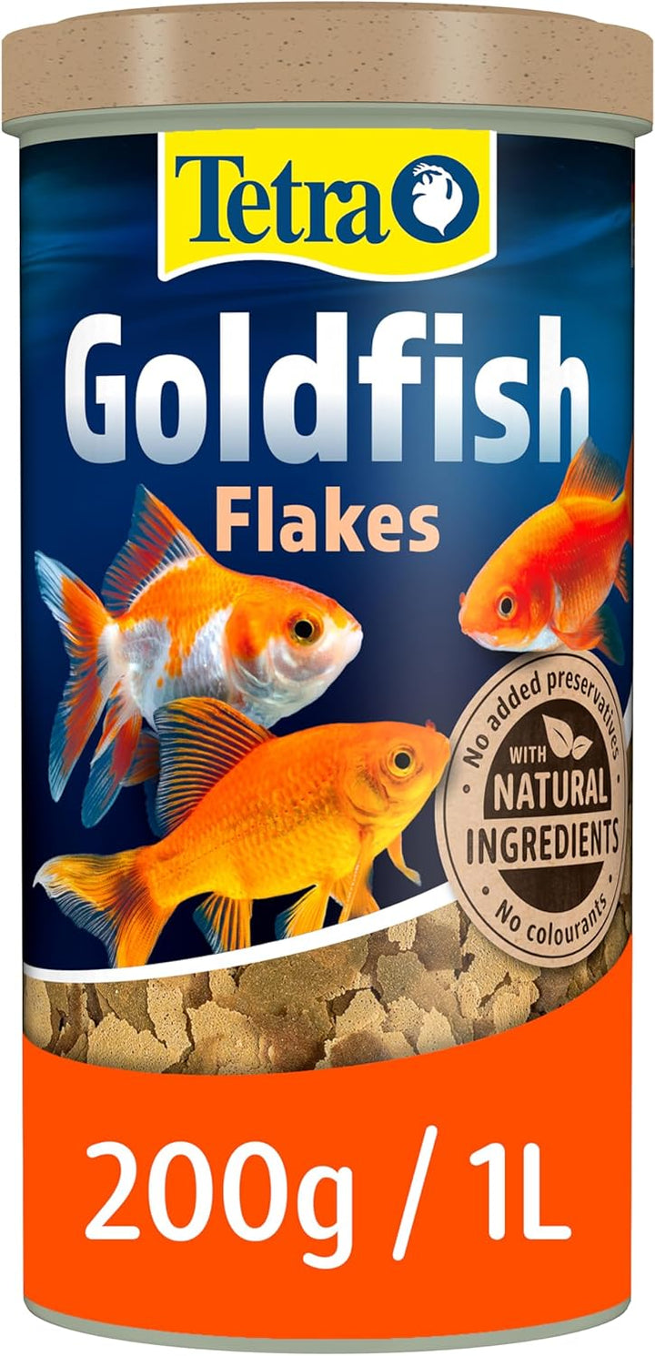 Tetra Goldfish Flakes, 1ltr/200g