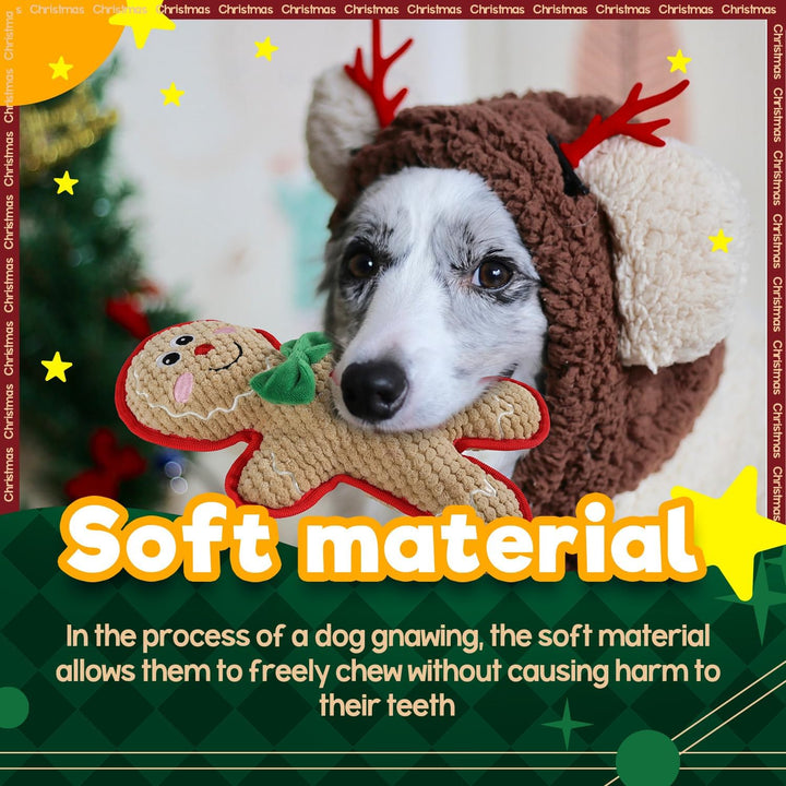 All for Paws Merry Tough Buddy Gingerbread Man