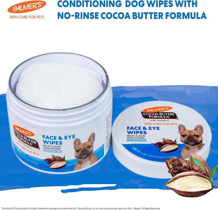 Palmer's For Pets Facial Cleansing Pads With Cocoa Butter 100pk