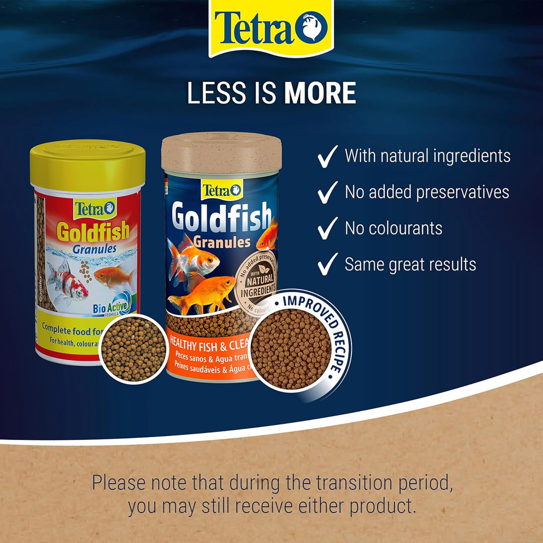 Tetra Goldfish Granules, 250ml/80g
