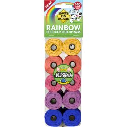 Bags On Board Waste Pick Up Bags Rainbow 140s