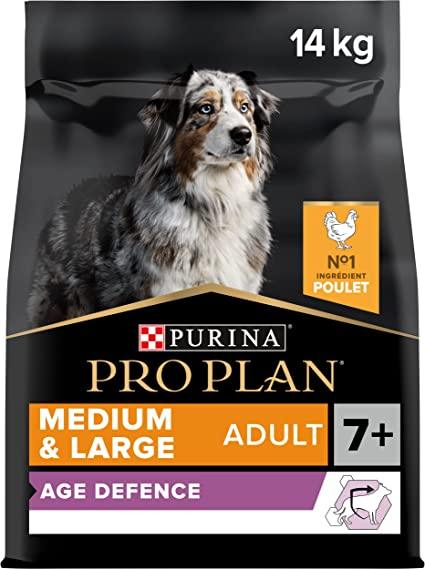 Pro Plan Dog Medium & Large Adult 7+ With Optiage Chicken Dry Food 14Kg
