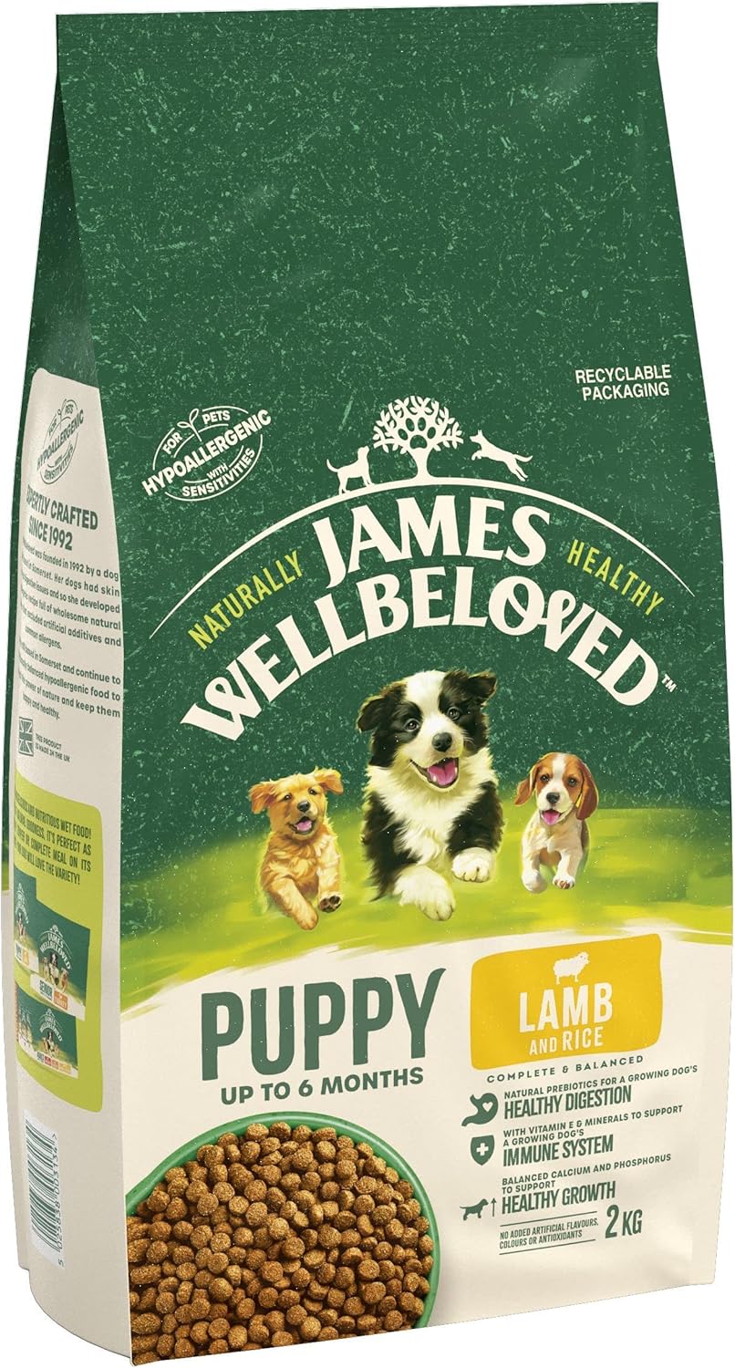 James Wellbeloved Puppy Lamb & Rice 2Kg